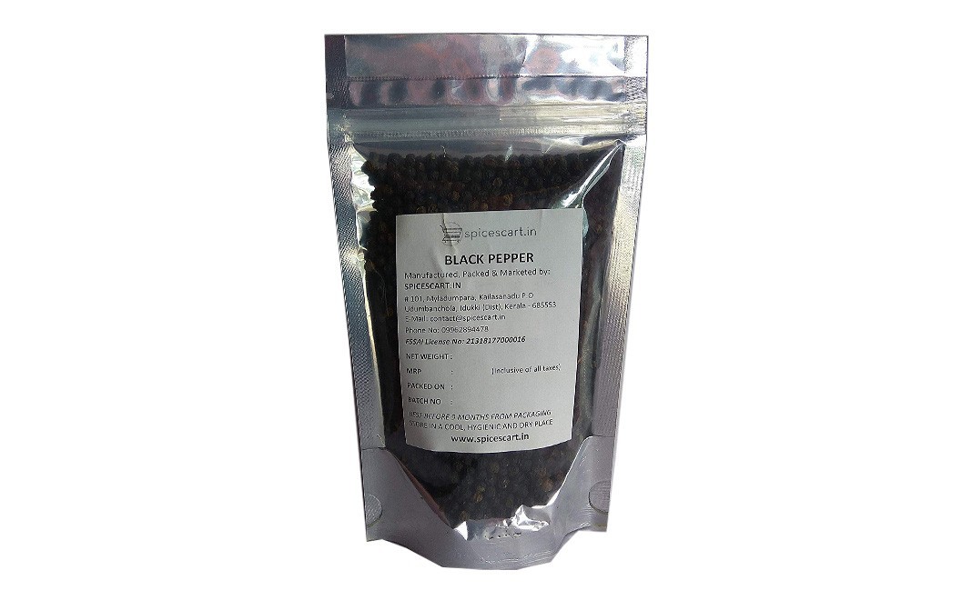 Spicescart.in Black Pepper    Pack  250 grams